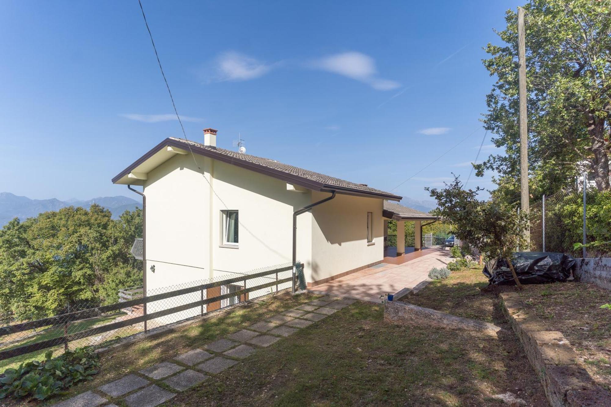 Garda Lake Panorama Villa With Garden & Bbq San Zeno di Montagna Exterior photo